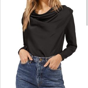 ASTR the label Blakely draped body suit